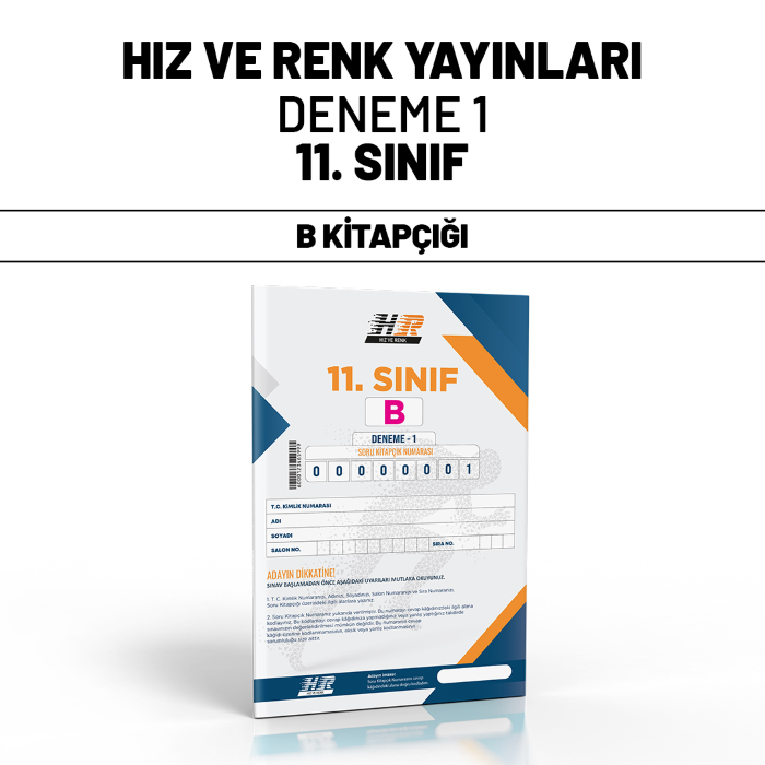 HIZ RENK 11.SINIF SÜREÇ ANALİZ SERİSİ 1-B - 25-26